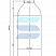 бутылка стеклянная п-29 750 мл «бордо»